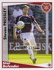 Figurina Steven Pressley - Scottish Premier League 2006-2007 n. 182 - Panini