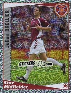 Sticker Julien Brellier - Scottish Premier League 2006-2007 - Panini