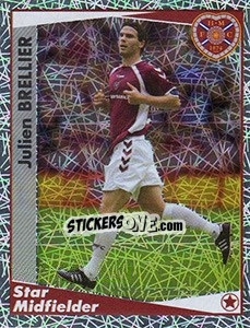 Sticker Julien Brellier - Scottish Premier League 2006-2007 n. 183 - Panini
