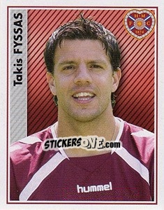 Sticker Takis Fyssas - Scottish Premier League 2006-2007 n. 187 - Panini