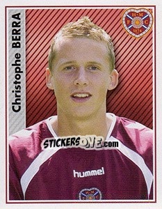 Sticker Christophe Berra - Scottish Premier League 2006-2007 n. 190 - Panini