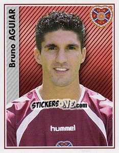 Sticker Bruno Aguiar - Scottish Premier League 2006-2007 n. 193 - Panini