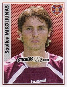 Sticker Saulius Mikoliunas - Scottish Premier League 2006-2007 n. 195 - Panini