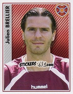 Sticker Julien Brellier - Scottish Premier League 2006-2007 n. 197 - Panini