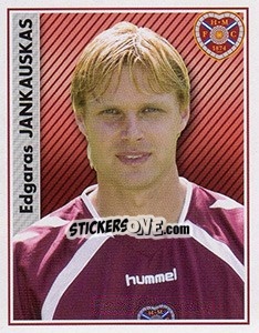 Sticker Edgaras Jankauskas - Scottish Premier League 2006-2007 n. 198 - Panini