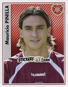 Sticker Mauricio Pinilla - Scottish Premier League 2006-2007 n. 201 - Panini