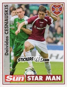 Sticker Deividas Cesnauskis - Scottish Premier League 2006-2007 n. 203 - Panini