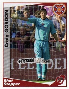 Sticker Craig Gordon - Scottish Premier League 2006-2007 n. 206 - Panini