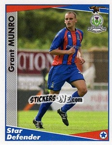 Figurina Grant Munro - Scottish Premier League 2006-2007 - Panini
