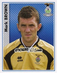 Sticker Mark Brown - Scottish Premier League 2006-2007 - Panini