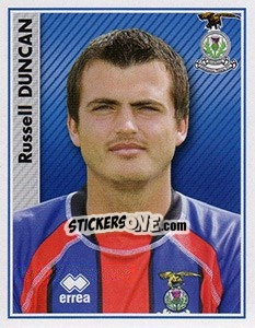 Figurina Russell Duncan - Scottish Premier League 2006-2007 - Panini