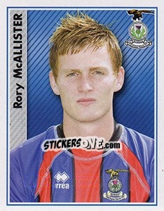 Sticker Rory McAllister - Scottish Premier League 2006-2007 - Panini