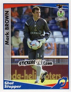 Sticker Mark Brown - Scottish Premier League 2006-2007 - Panini