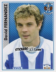Sticker David Fernandez - Scottish Premier League 2006-2007 n. 308 - Panini
