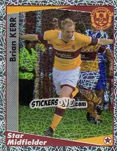 Sticker Brian Kerr - Scottish Premier League 2006-2007 n. 323 - Panini