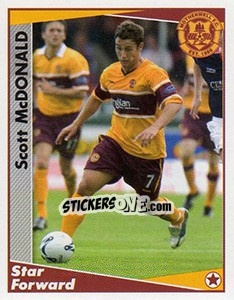 Sticker Scott McDonald - Scottish Premier League 2006-2007 n. 324 - Panini