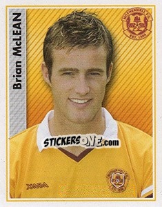 Sticker Brian McLean - Scottish Premier League 2006-2007 n. 328 - Panini