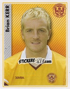Sticker Brian Kerr - Scottish Premier League 2006-2007 n. 332 - Panini