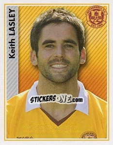 Sticker Keith Lasley - Scottish Premier League 2006-2007 n. 337 - Panini