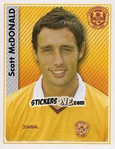 Sticker Scott McDonald - Scottish Premier League 2006-2007 n. 338 - Panini