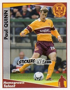 Sticker Paul Quinn - Scottish Premier League 2006-2007 n. 346 - Panini