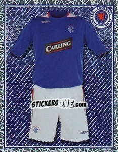 Cromo Home kit - Scottish Premier League 2006-2007 - Panini