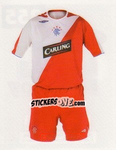 Cromo Away kit - Scottish Premier League 2006-2007 n. 355 - Panini