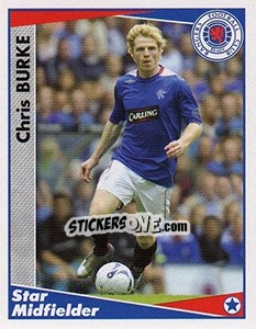 Sticker Chris Burke - Scottish Premier League 2006-2007 n. 357 - Panini
