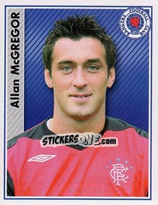 Figurina Allan McGregor - Scottish Premier League 2006-2007 - Panini