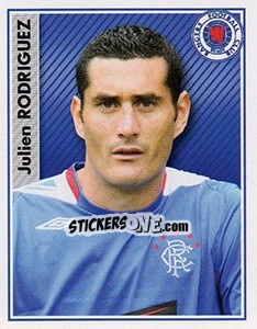 Sticker Julien Rodriguez - Scottish Premier League 2006-2007 - Panini