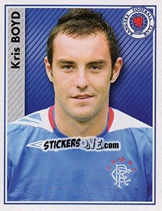 Cromo Kris Boyd - Scottish Premier League 2006-2007 - Panini