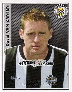 Sticker David van Zanten - Scottish Premier League 2006-2007 - Panini