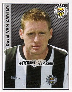 Figurina David van Zanten - Scottish Premier League 2006-2007 - Panini