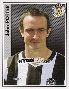 Sticker John Potter - Scottish Premier League 2006-2007 n. 398 - Panini