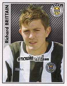 Sticker Richard Brittain - Scottish Premier League 2006-2007 n. 402 - Panini