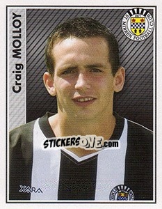 Sticker Craig Molloy - Scottish Premier League 2006-2007 n. 405 - Panini