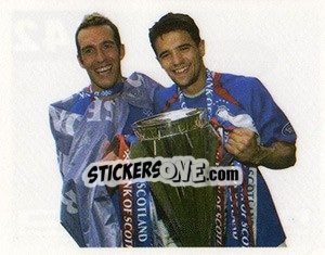 Cromo Fernando Ricksen / Nacho Novo - Scottish Premier League 2006-2007 - Panini