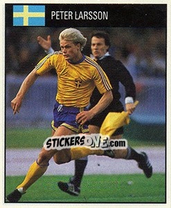 Sticker Peter Larsson - World Cup 1990 - Orbis