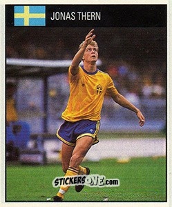 Figurina Jonas Thern - World Cup 1990 n. 322 - Orbis