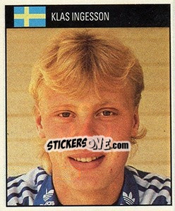 Cromo Klas Ingesson - World Cup 1990 - Orbis