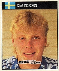 Sticker Klas Ingesson - World Cup 1990 - Orbis