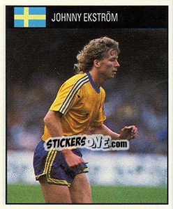 Cromo Johnny Ekström - World Cup 1990 - Orbis