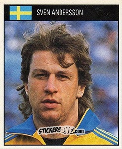Cromo Sven Andersson - World Cup 1990 n. 327 - Orbis