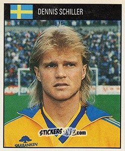 Sticker Dennis Schiller - World Cup 1990 n. 329 - Orbis