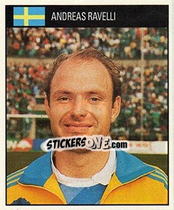Sticker Andreas Ravelli - World Cup 1990 - Orbis