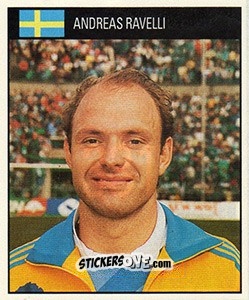 Sticker Andreas Ravelli - World Cup 1990 - Orbis