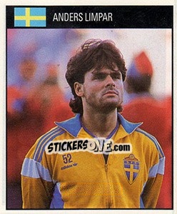 Cromo Anders Limpar - World Cup 1990 - Orbis