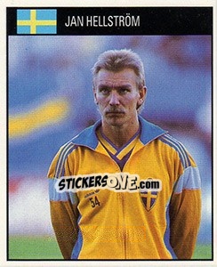Sticker Jan Hellström - World Cup 1990 - Orbis