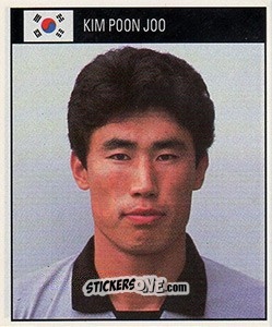 Sticker Kim Poon Joo - World Cup 1990 n. 337 - Orbis