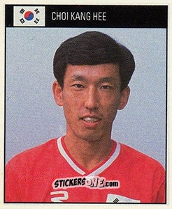 Cromo Choi Kang Hee - World Cup 1990 - Orbis